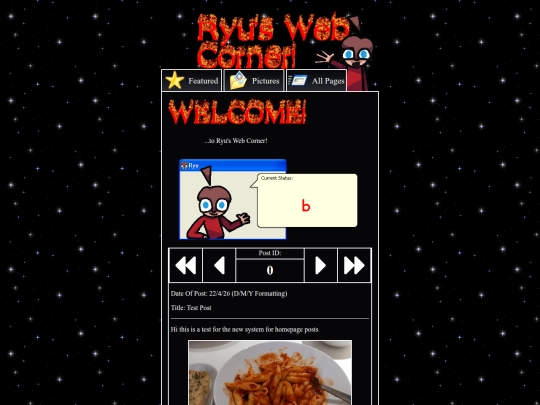Home/Test screenshot