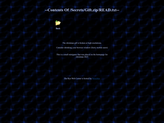 Secrets/Gift/READ screenshot