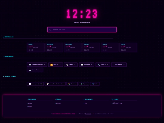 startpage/index3 screenshot