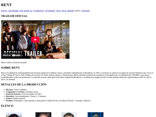 Musicales/rent screenshot