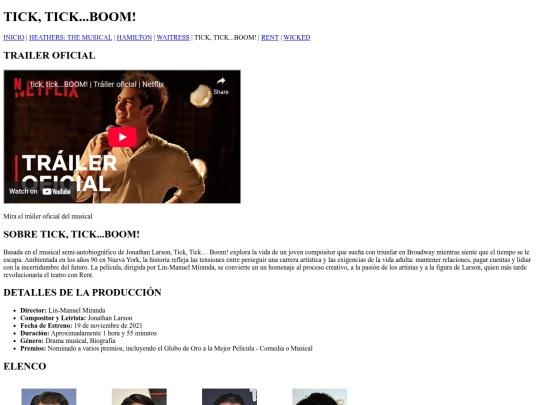 Musicales/tick,tick...boom! screenshot