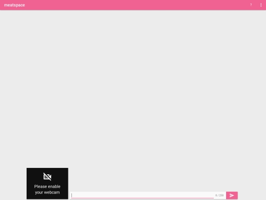Meat Space/chat.meatspac.es screenshot