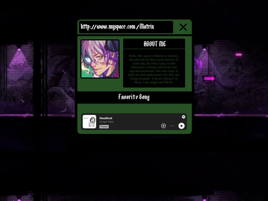 Matrix screenshot