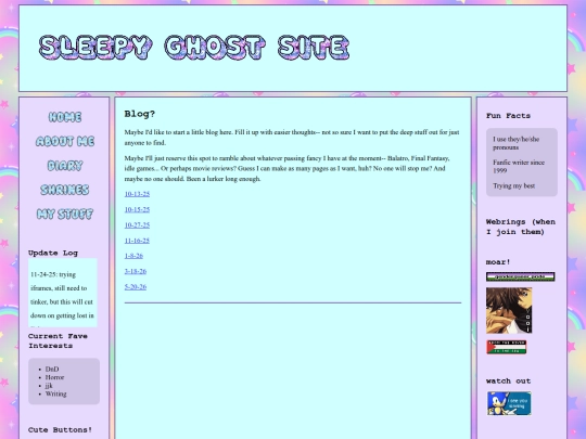 blog screenshot
