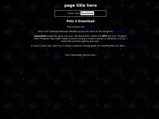 extras screenshot