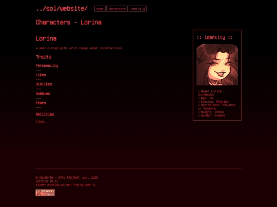 characters/lorina screenshot