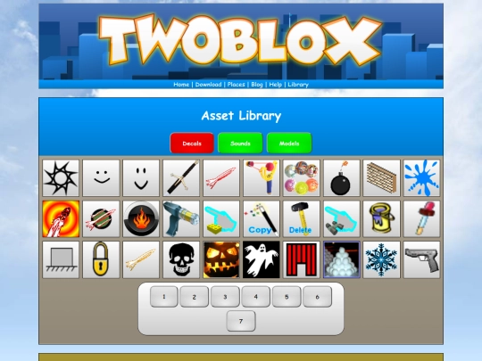 twoblox/library screenshot