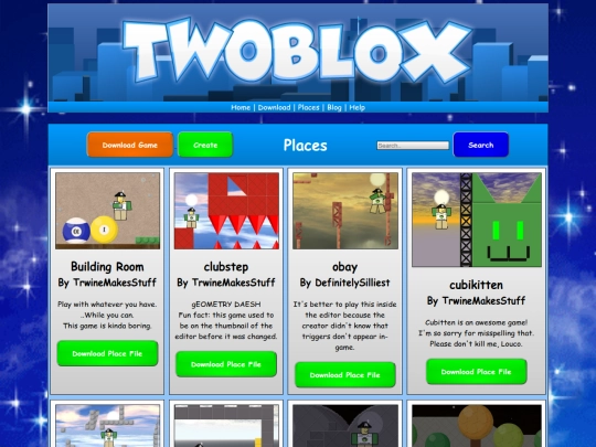 twoblox/places screenshot