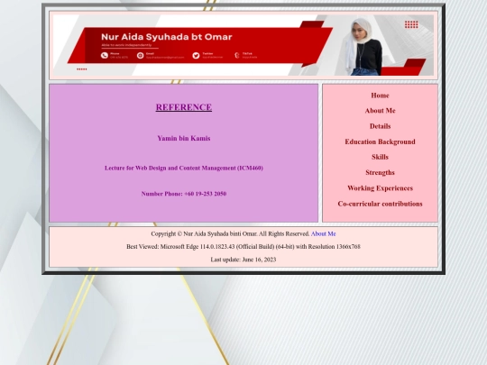 references screenshot