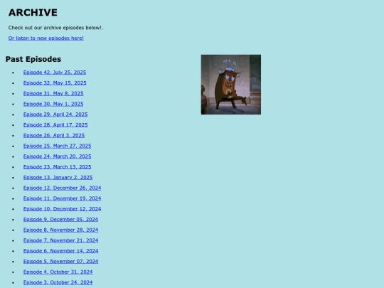archive screenshot