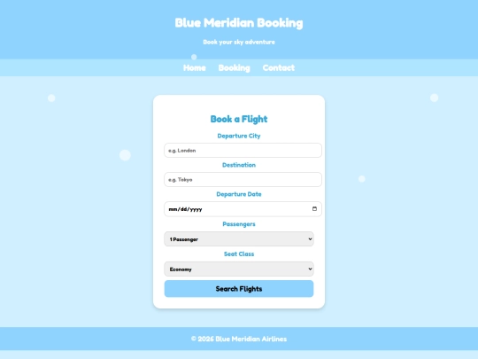 booking screenshot