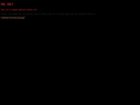 not_found screenshot