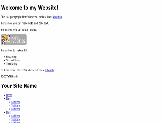 index screenshot