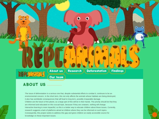 aboutpage screenshot