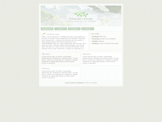 blog screenshot