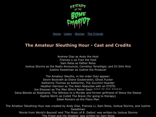 sleuth/sleuthcredits screenshot