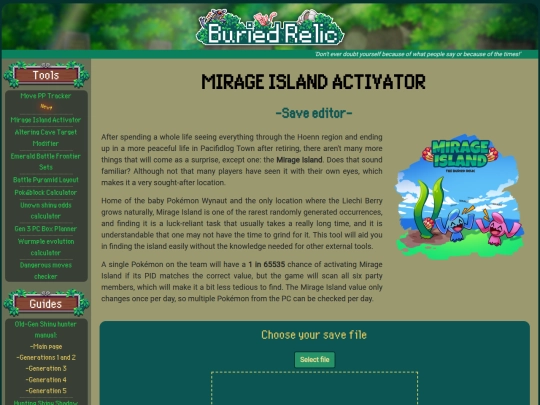 pages/mirage_island screenshot