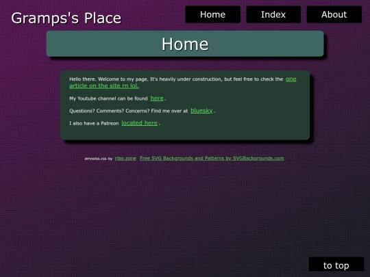 index screenshot