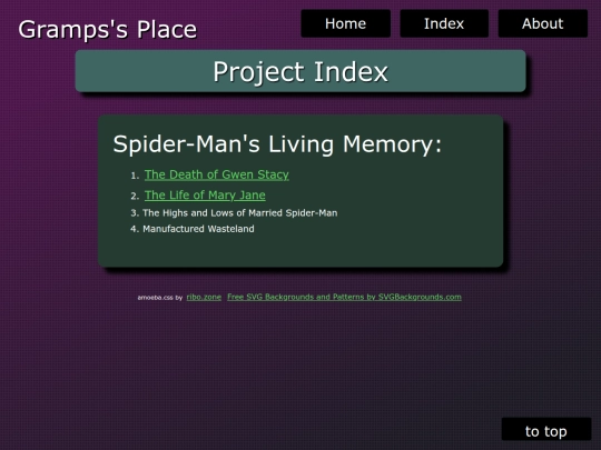 project-index screenshot