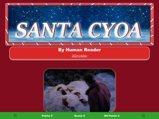 CYOA/SantaCYOA screenshot