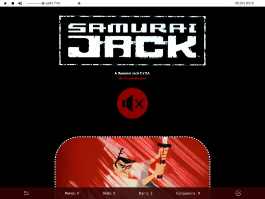 CYOA/test screenshot