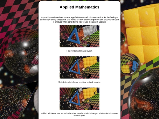 Renders/pages/AppliedMathematics screenshot