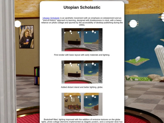 Renders/pages/UtopianScholastic screenshot