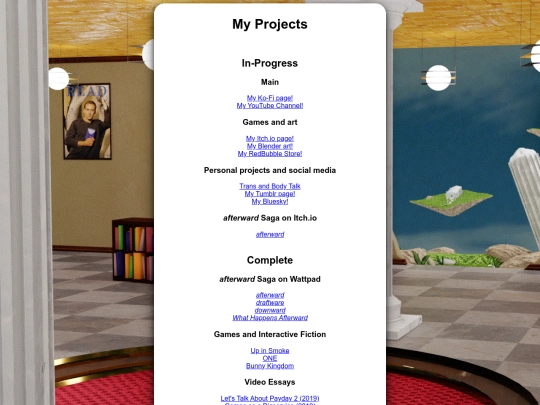 projects screenshot