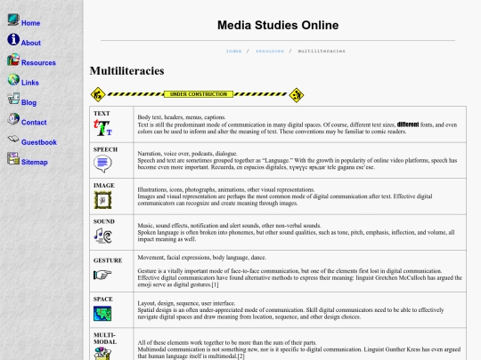 resources/multiliteracies screenshot