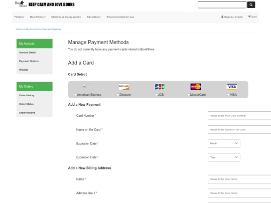 Project_01/Account/Account_Payment_Option_Top screenshot