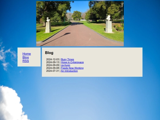 categories/blog screenshot