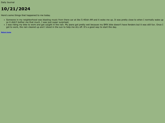 dailyjournal screenshot