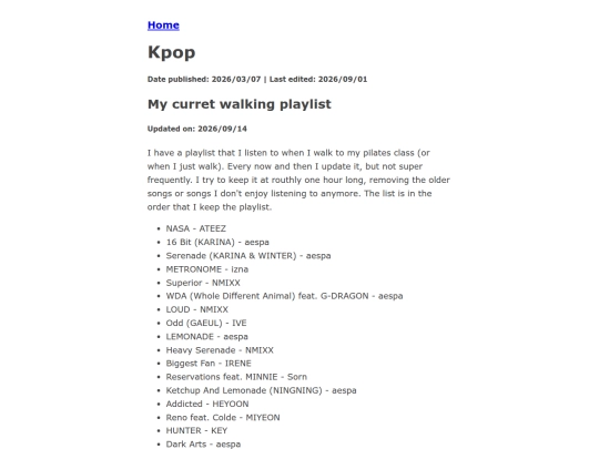 kpop/montly_kpop screenshot