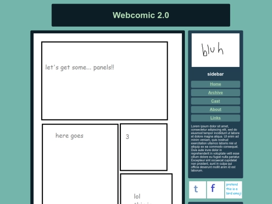 webcomics screenshot