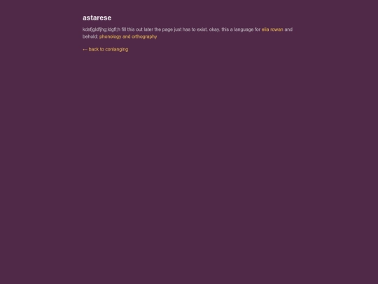conlanging/astarese screenshot