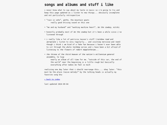 songs screenshot