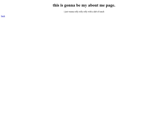 aboutme screenshot