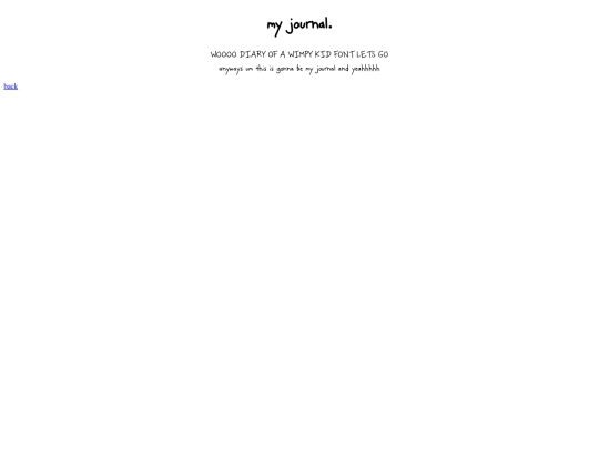 journal screenshot