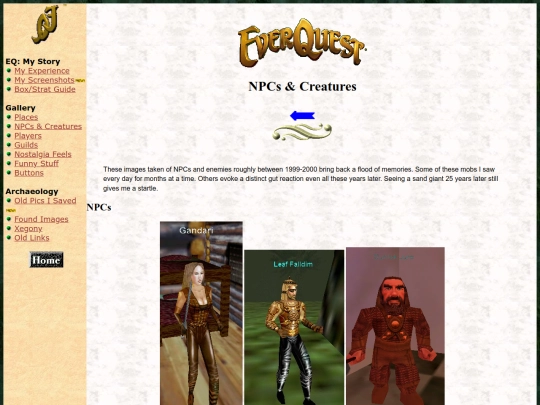 everquest/npcs screenshot