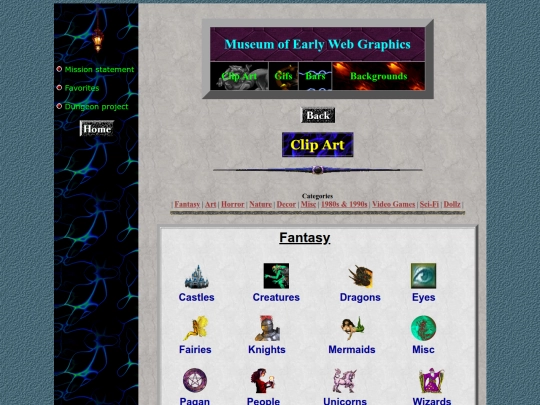 museum/clipart screenshot