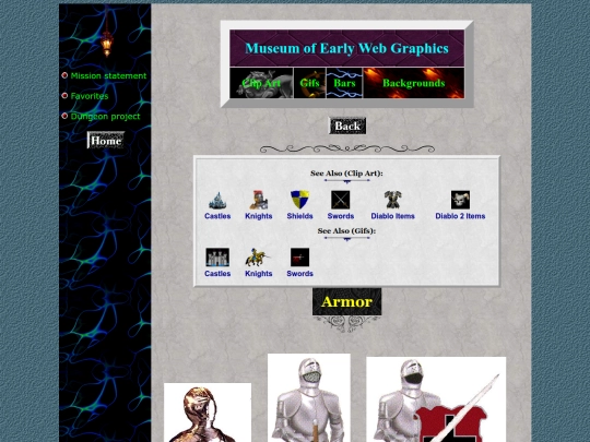 museum/clipart/armor screenshot