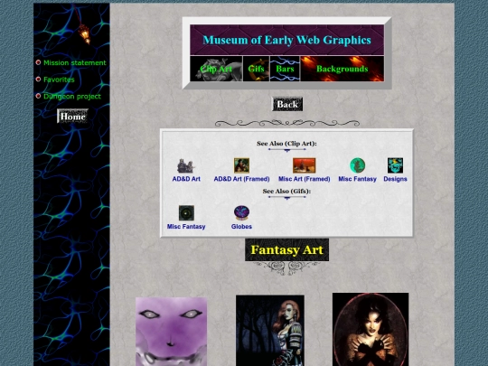 museum/clipart/artfantasy screenshot