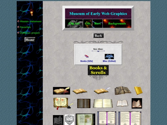 museum/clipart/books screenshot