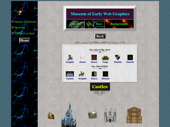 museum/clipart/castles screenshot