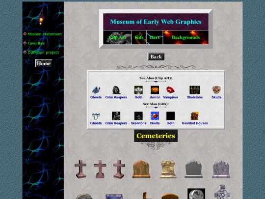 museum/clipart/cemeteries screenshot