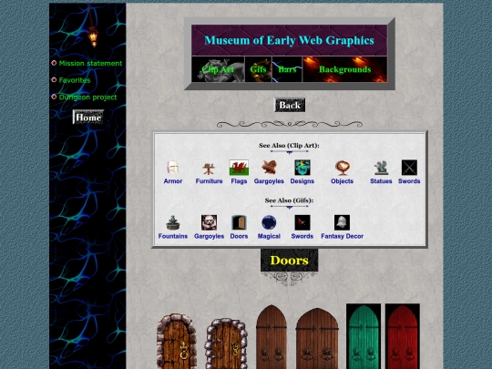 museum/clipart/doors screenshot