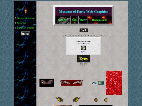 museum/clipart/eyes screenshot