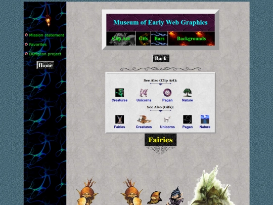 museum/clipart/fairies screenshot