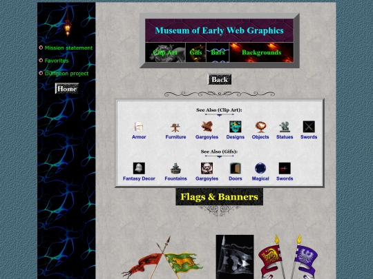 museum/clipart/flags screenshot