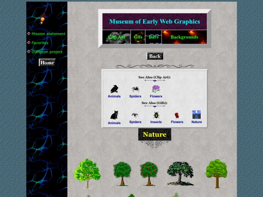 museum/clipart/nature screenshot
